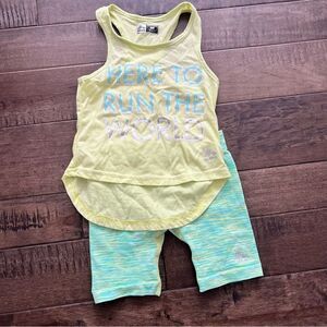RBX Performance Outfit Matching Set Workout Athletic 4T